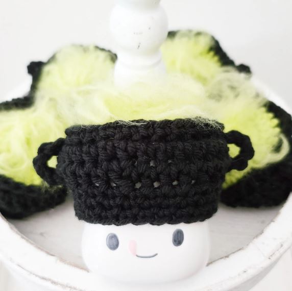 Halloween Marshmallow Mug Hat Witch Cauldron Decor Halloween Farmhouse Tiered Tray Decor