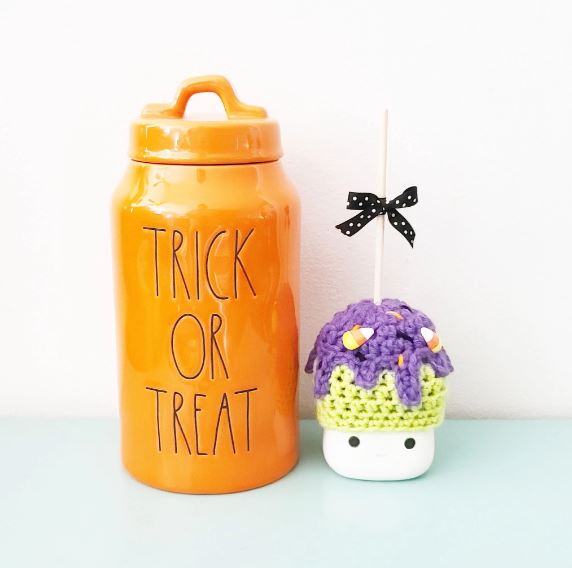 Halloween Marshmallow Mug Hat Poison Apple Candy Apple Halloween Farmhouse Tiered Tray Decor