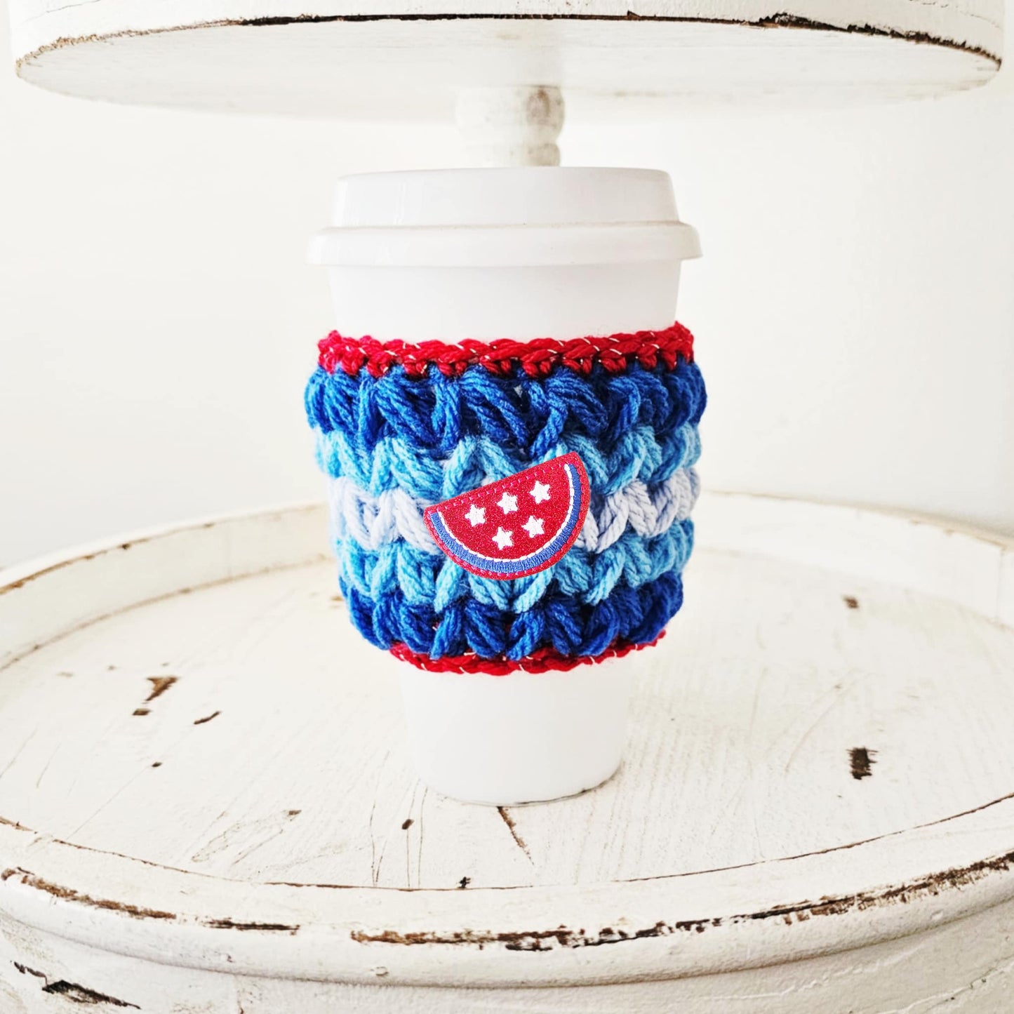 4th Of July Crochet Cup Cozy Bottle Cozy Coffee Cup Sleeve