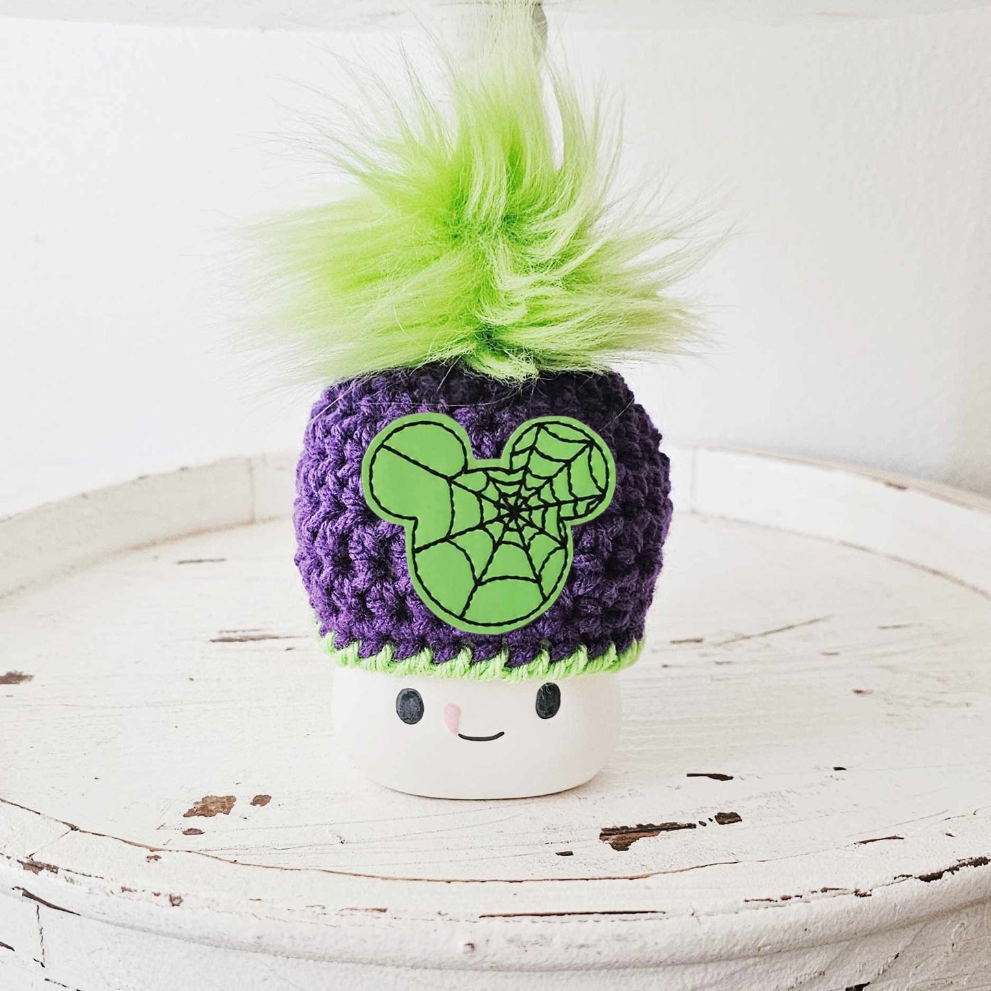 Halloween Marshmallow Mug Hat Mickey Minnie Mouse Disney Halloween Farmhouse Tiered Tray Decor