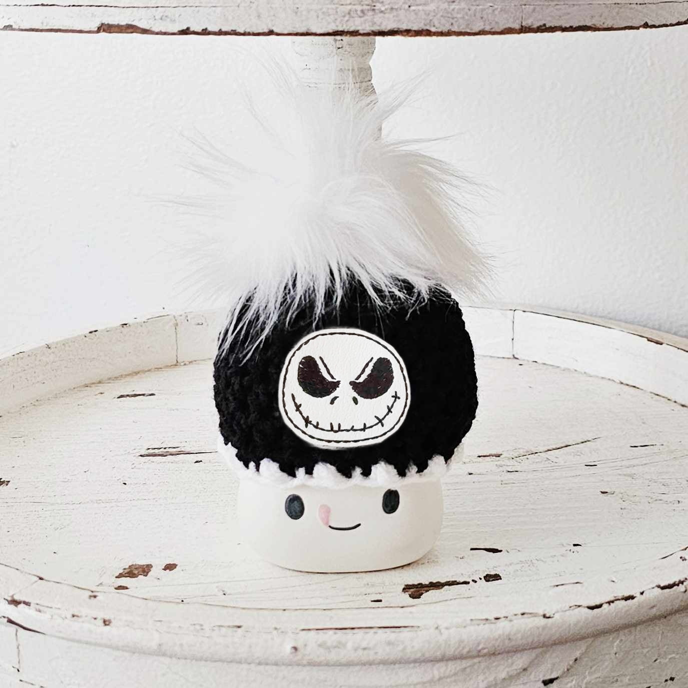 Nightmare Before Christmas Marshmallow Mug Hat Jack Skellington Sally Zero Oogie Boogie Halloween Farmhouse Tiered Tray Decor