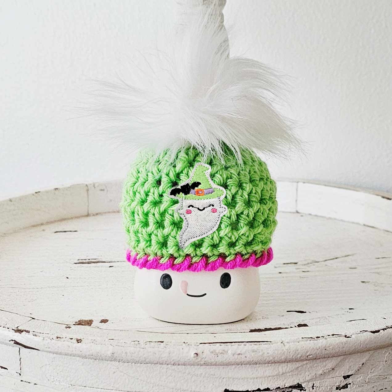 Halloween Marshmallow Mug Hat Ghost Witch Hat Halloween Farmhouse Tiered Tray Decor