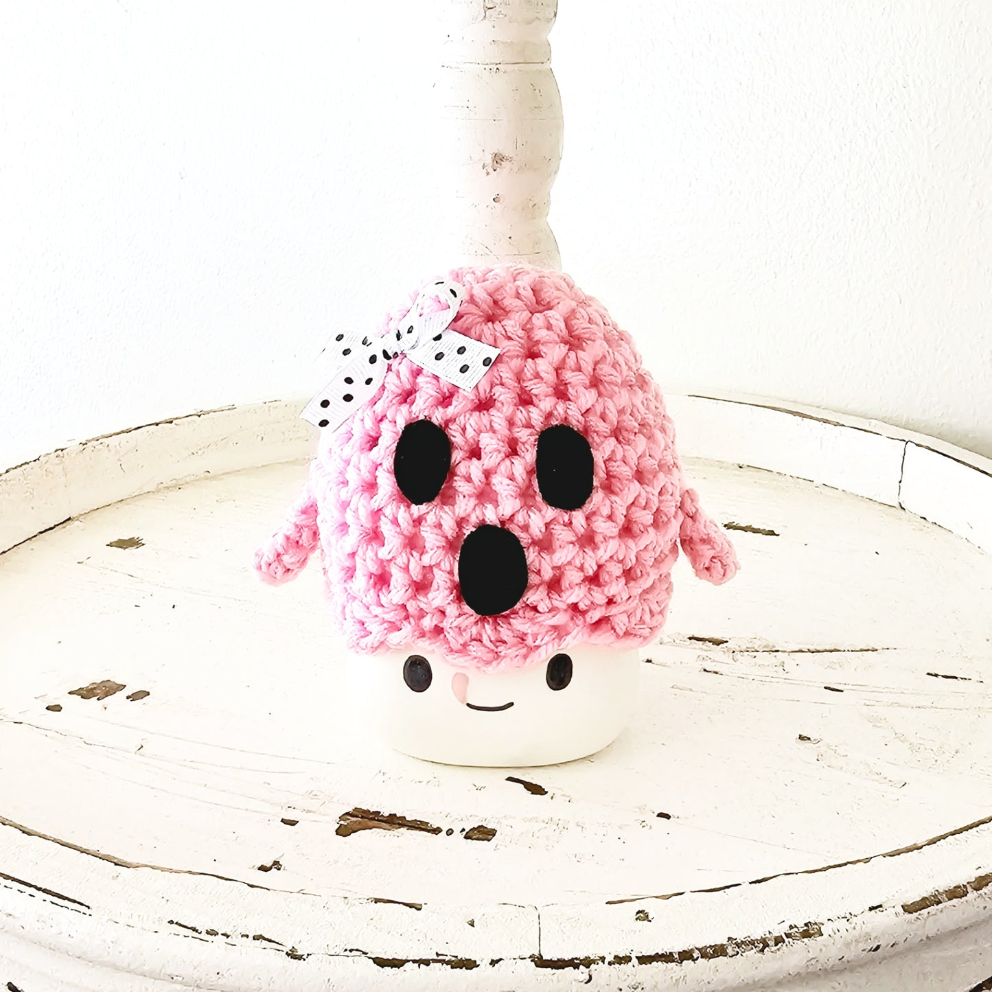 Halloween Marshmallow Mug Hat Ghost Spooky Boo Haunted Farmhouse Tiered Tray Decor Pastel Halloween Decor