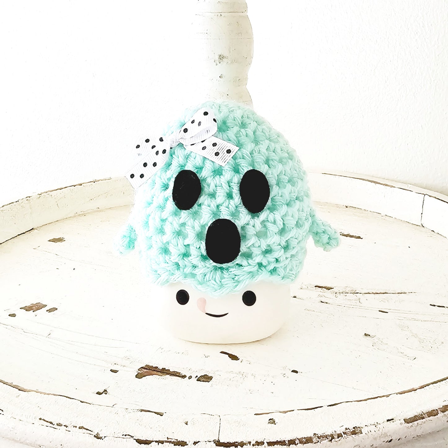 Halloween Marshmallow Mug Hat Ghost Spooky Boo Haunted Farmhouse Tiered Tray Decor Pastel Halloween Decor