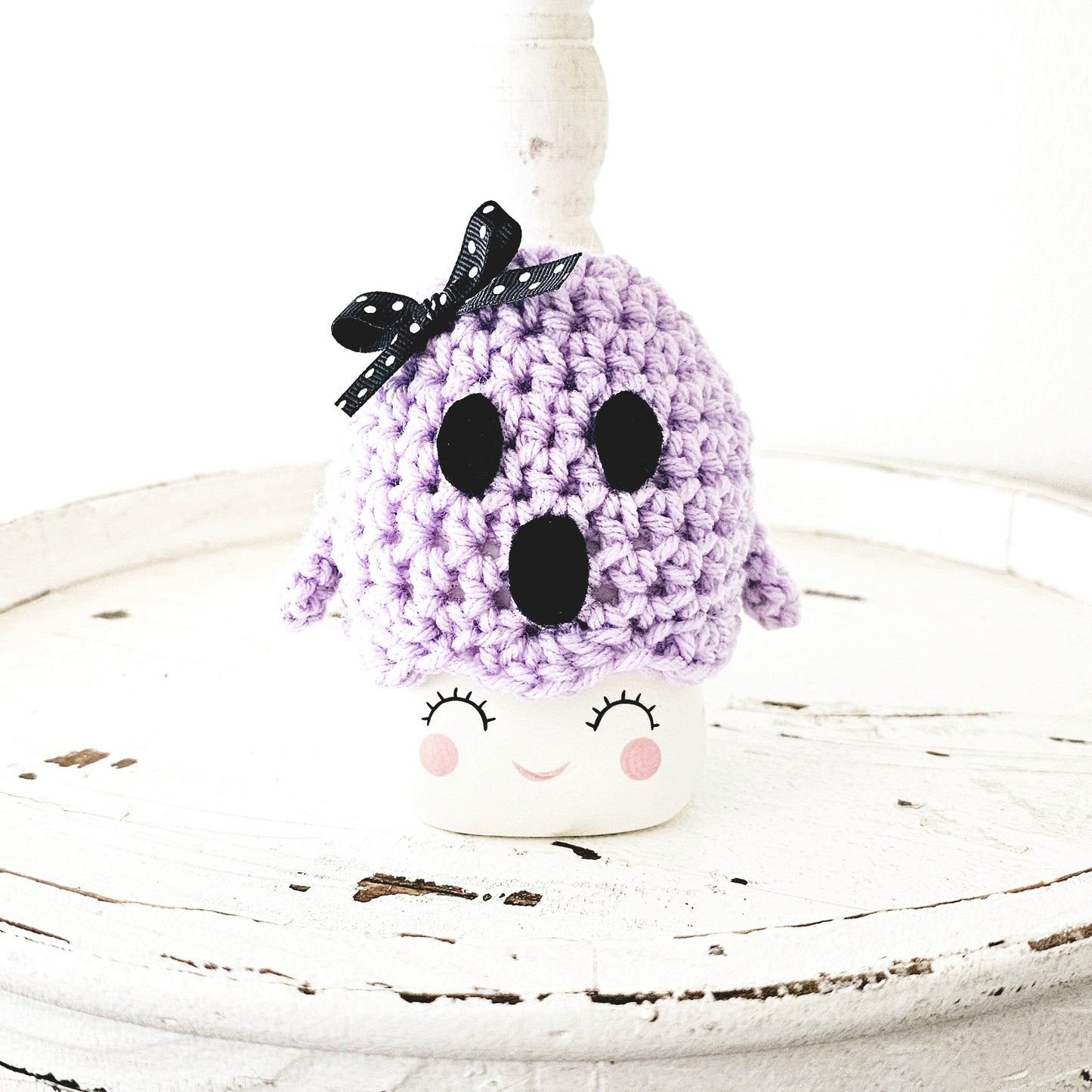 Halloween Marshmallow Mug Hat Ghost Spooky Boo Haunted Farmhouse Tiered Tray Decor Pastel Halloween Decor