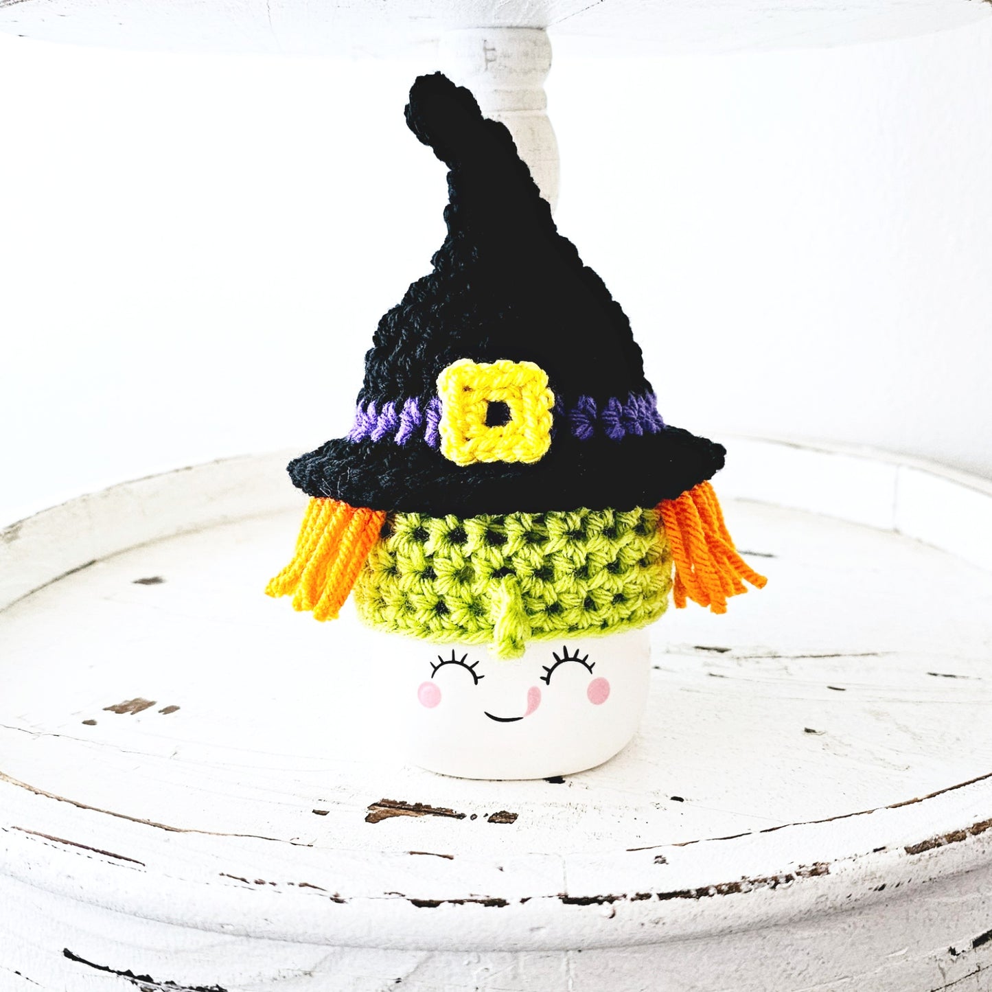 Halloween Marshmallow Mug Hat Witch Decor Halloween Farmhouse Tiered Tray Decor