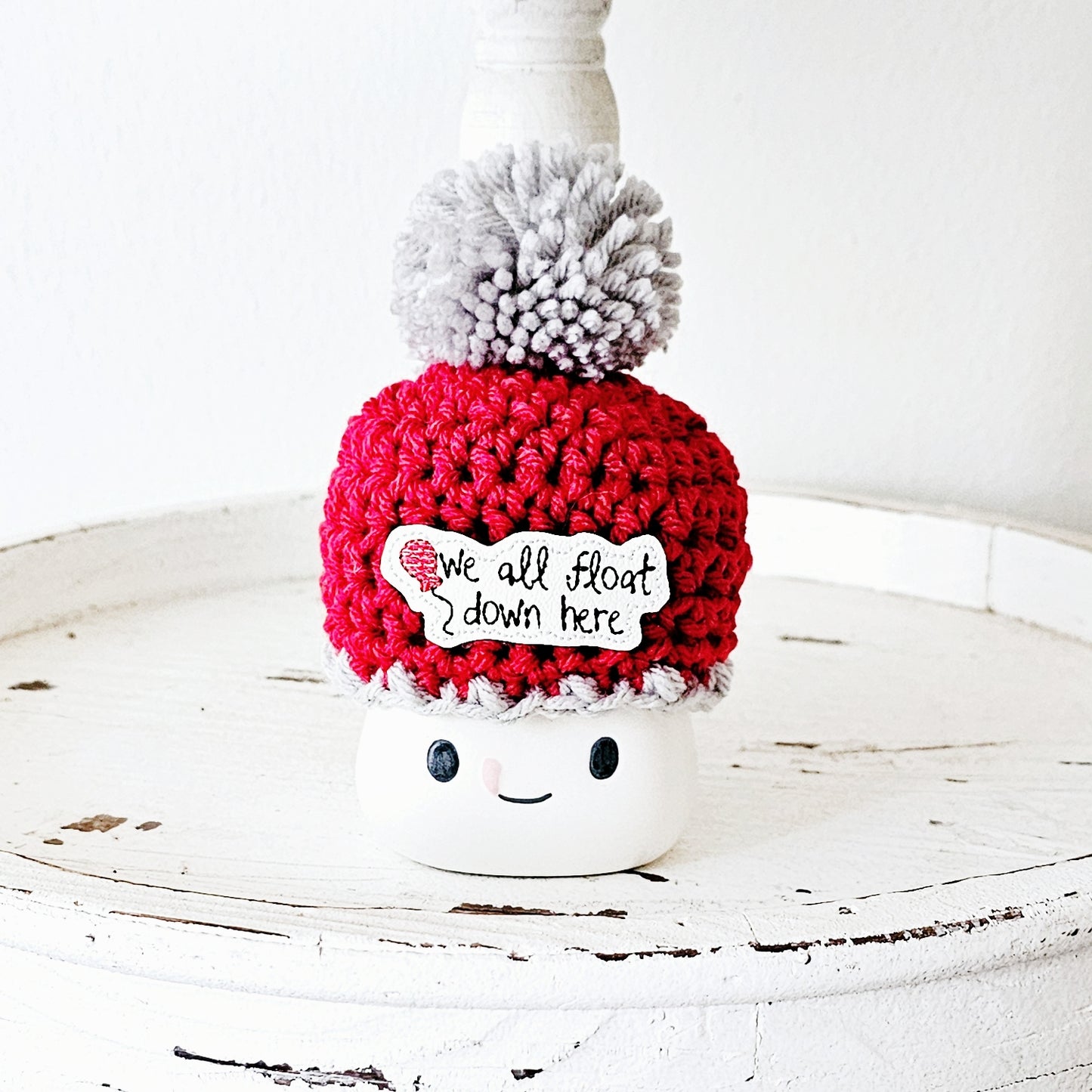 Halloween Marshmallow Mug Hat It Clown Pennywise Spooky Haunted Farmhouse Tiered Tray Decor