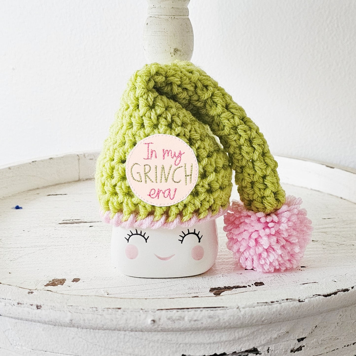 Christmas Marshmallow Mug Hat In My Grinch Era Grinch Decor Farmhouse Kitchen Tiered Tray Decor