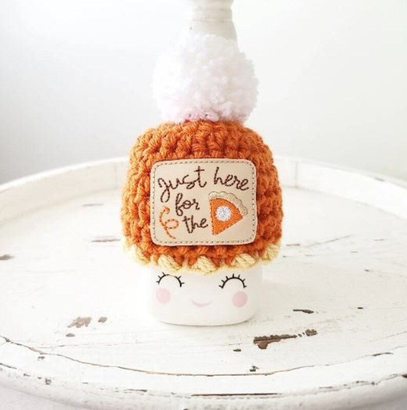 Fall Marshmallow Mug Hat Pumpkin Spice Latte Pumpkin Pie Thanksgiving Farmhouse Tiered Tray Decor