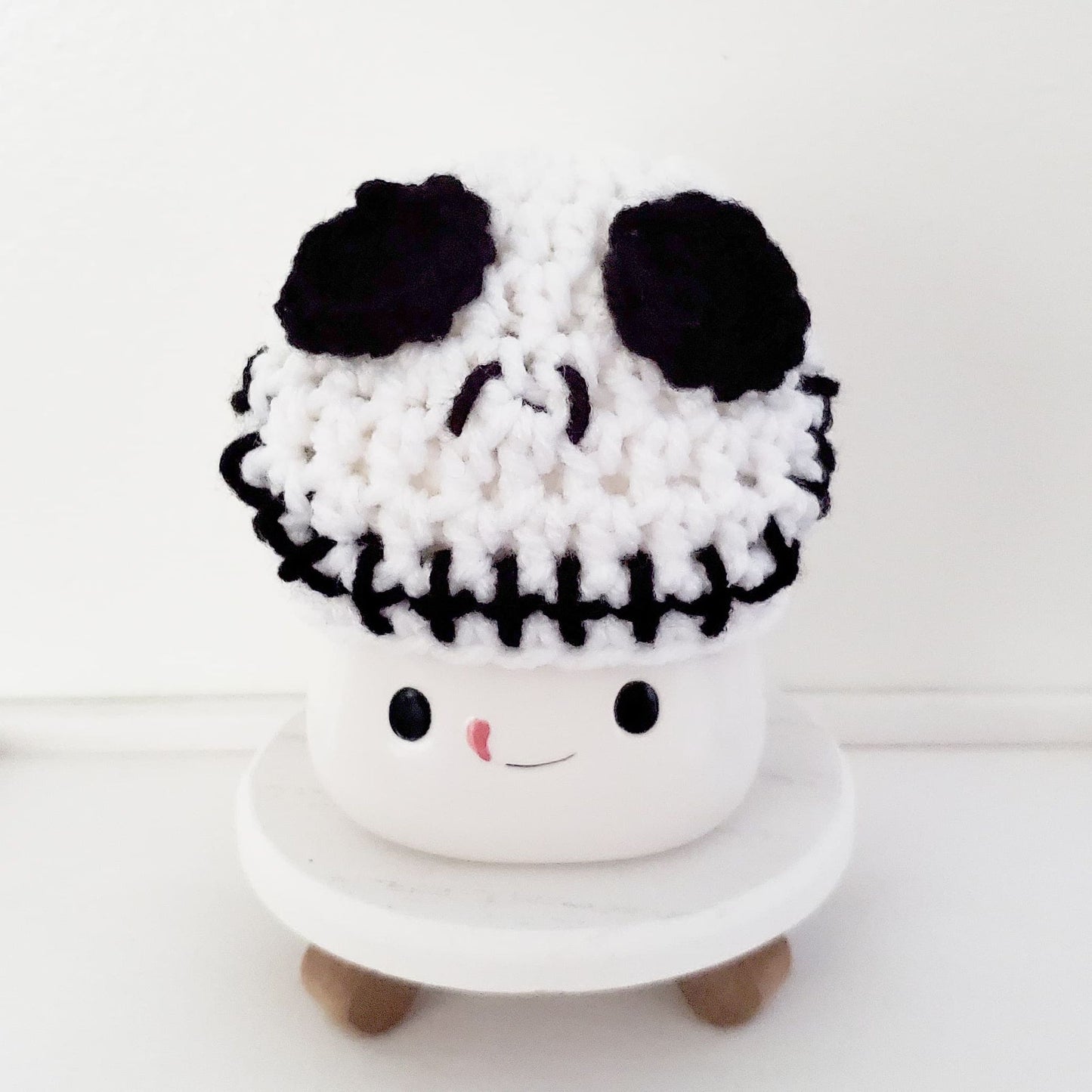 Nightmare Before Christmas Marshmallow Mug Hat Jack Skellington Sally Zero Oogie Boogie Halloween Farmhouse Tiered Tray Decor