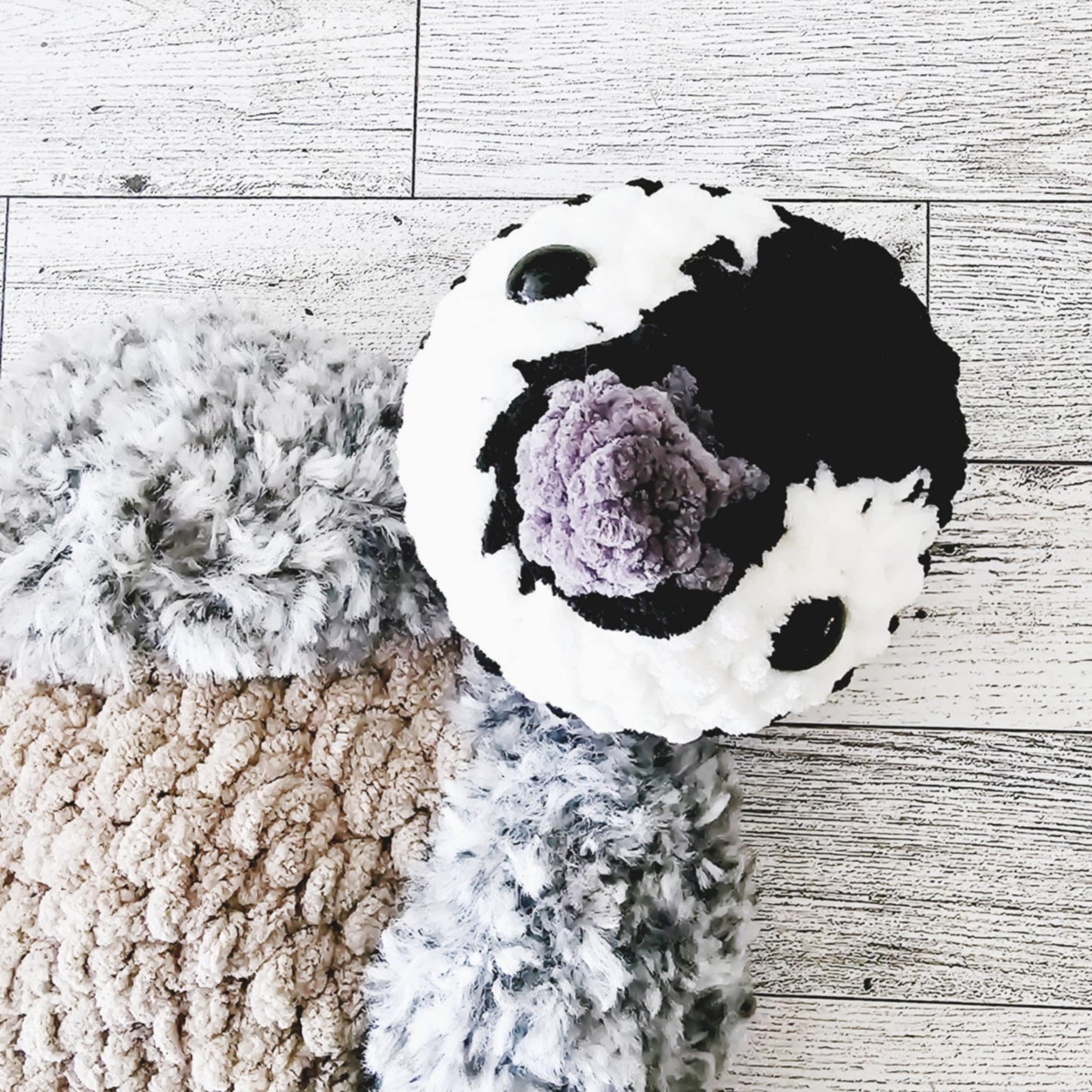 Crochet Penguin Snuggler Lovey Infant Baby Toddler Toy