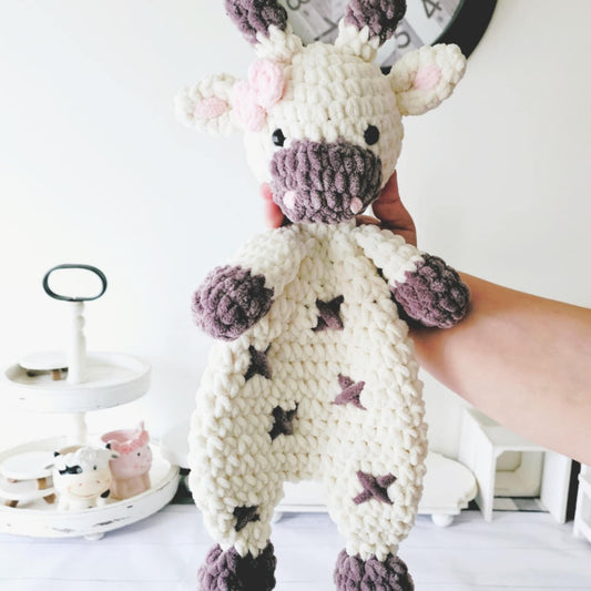 Crochet Giraffe Snuggler Lovey Infant Baby Toddler Toy