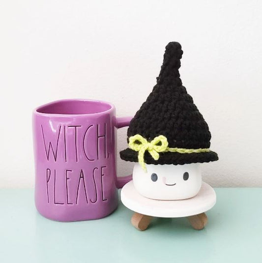 Halloween Marshmallow Mug Hat Witch Decor Halloween Farmhouse Tiered Tray Decor