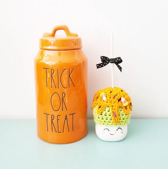 Halloween Marshmallow Mug Hat Poison Apple Candy Apple Halloween Farmhouse Tiered Tray Decor