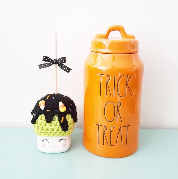 Halloween Marshmallow Mug Hat Poison Apple Candy Apple Halloween Farmhouse Tiered Tray Decor