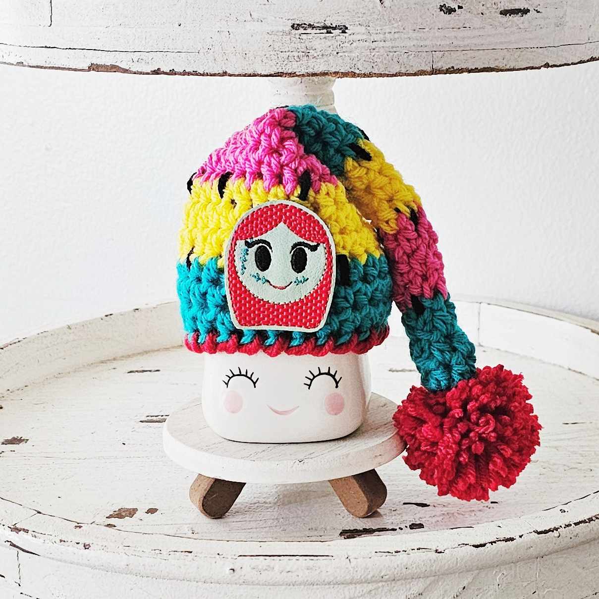 Nightmare Before Christmas Marshmallow Mug Hat Jack Skellington Sally Zero Oogie Boogie Halloween Farmhouse Tiered Tray Decor