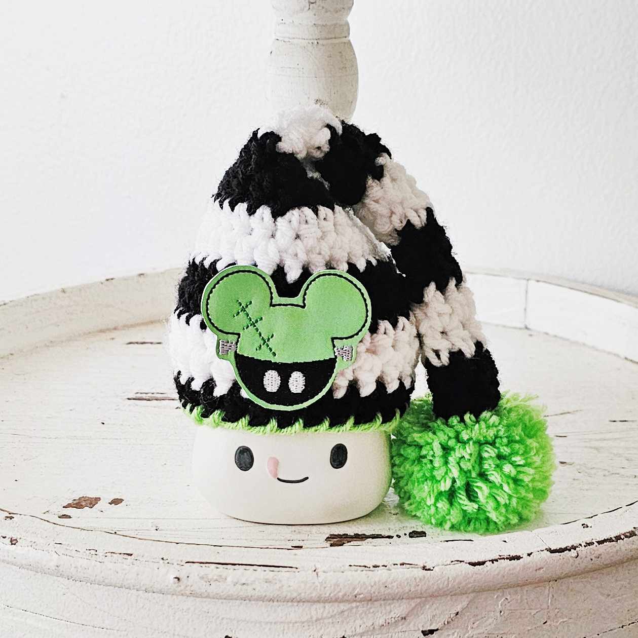 Halloween Marshmallow Mug Hat Mickey Minnie Mouse Disney Halloween Farmhouse Tiered Tray Decor