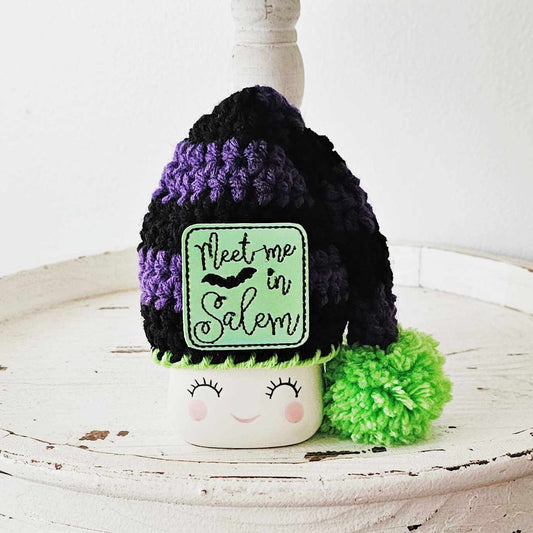 Halloween Marshmallow Mug Hat Meet Me In Salem Witch Decor Halloween Farmhouse Tiered Tray Decor