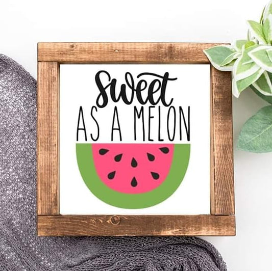 Watermelon Wood Sign Summer Farmhouse Kitchen Tiered Tray Decor Fruit Decor