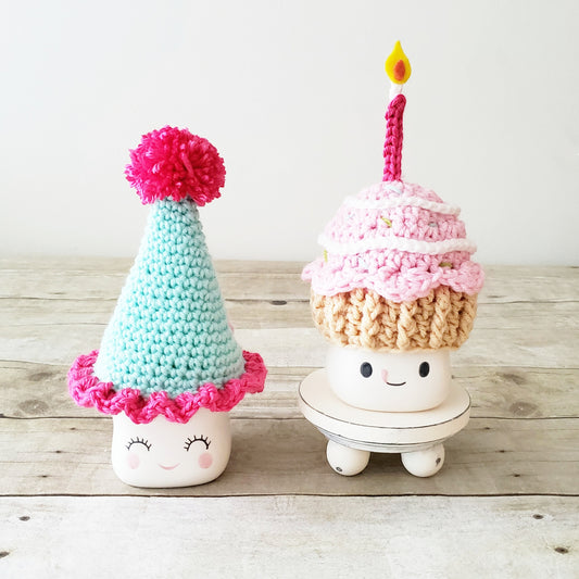 Birthday Marshmallow Mug Hat Party Hat Cupcake Farmhouse Tiered Tray Birthday Decor