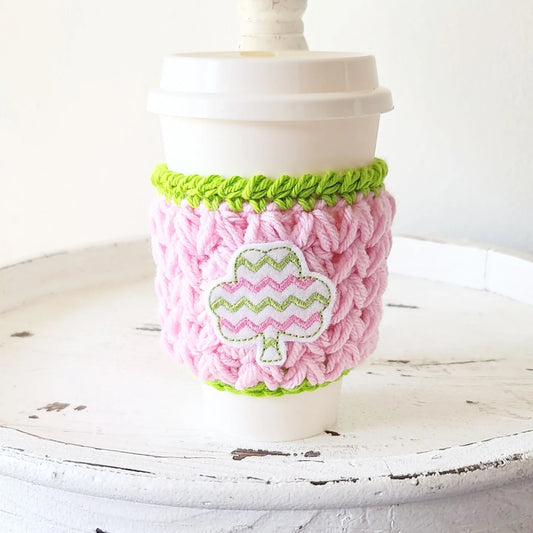 St. Patrick's Day Crochet Cup Cozy Bottle Cozy Coffee Cup Sleeve