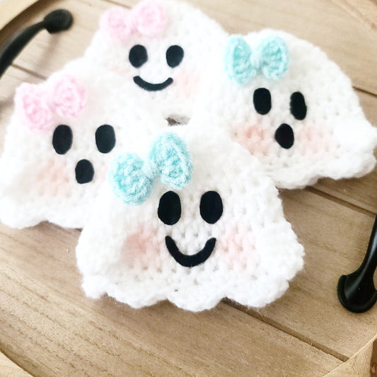 Halloween Marshmallow Mug Hat Ghost Bow Spooky Boo Haunted Farmhouse Tiered Tray Decor