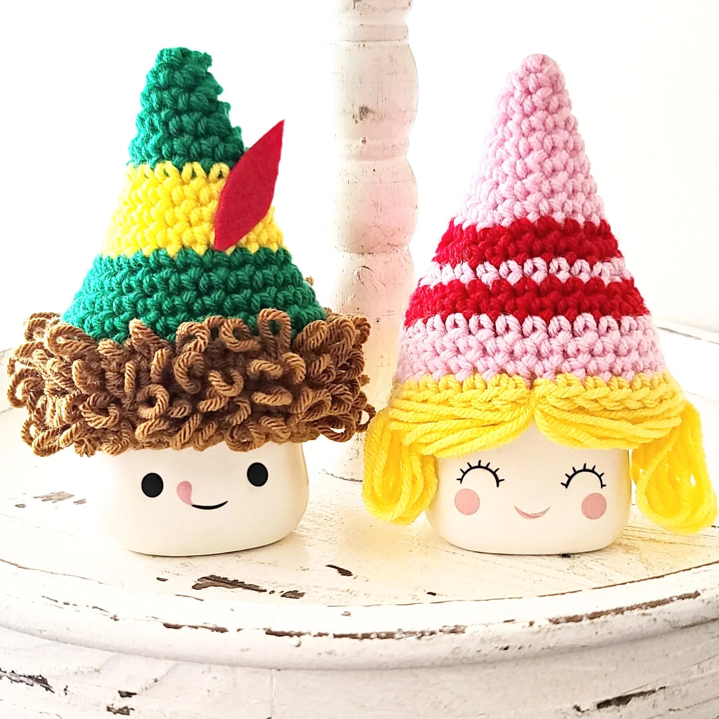 Christmas Marshmallow Mug Hat Buddy The Elf Jovie Winter Farmhouse Kitchen Tiered Tray Decor