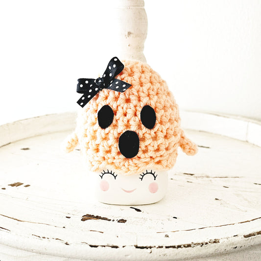 Halloween Marshmallow Mug Hat Ghost Spooky Boo Haunted Farmhouse Tiered Tray Decor Pastel Halloween Decor