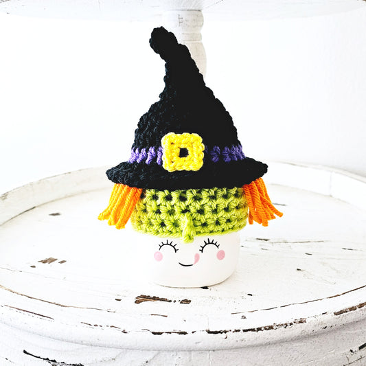 Halloween Marshmallow Mug Hat Witch Decor Halloween Farmhouse Tiered Tray Decor