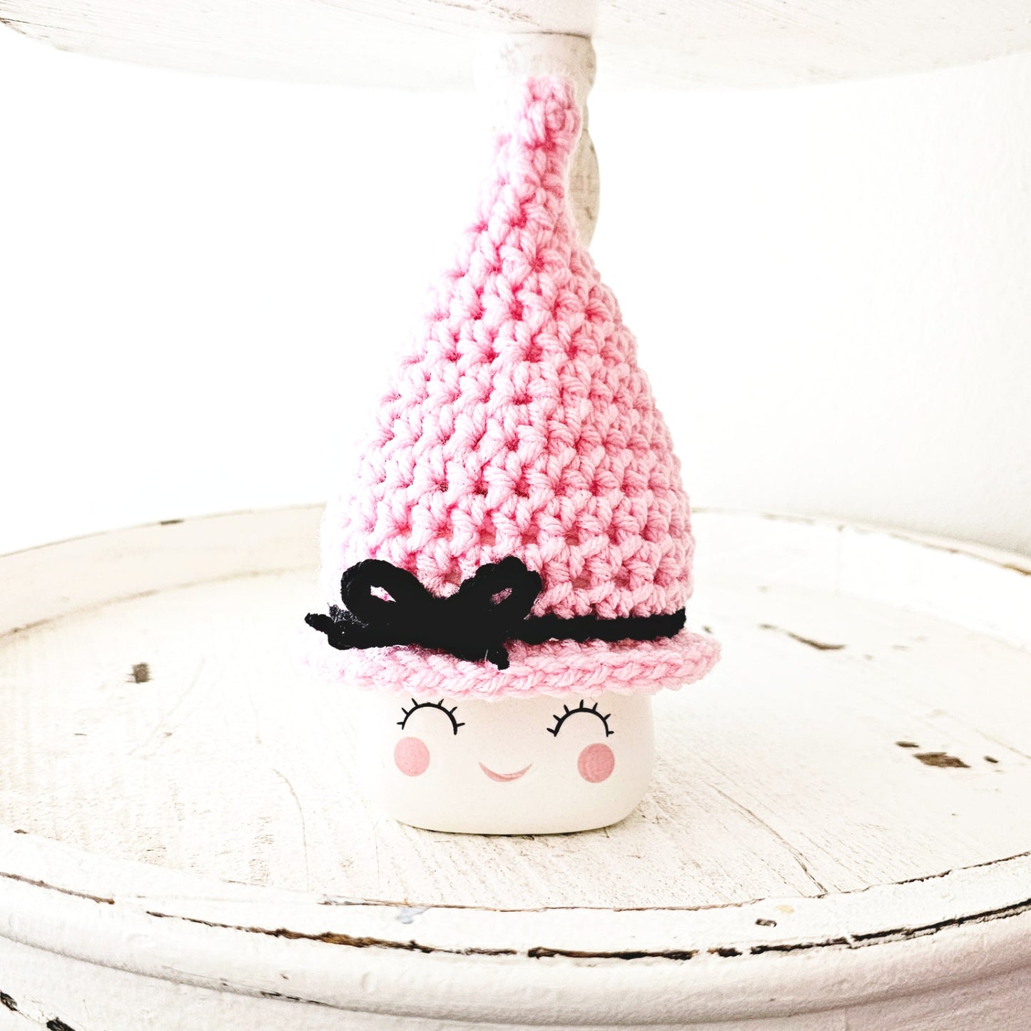 Halloween Marshmallow Mug Hat Pink Witch Decor Halloween Farmhouse Tiered Tray Decor