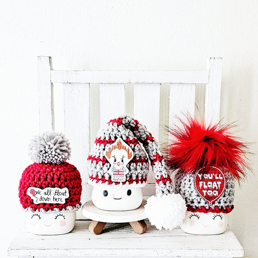Halloween Marshmallow Mug Hat It Clown Pennywise Spooky Haunted Farmhouse Tiered Tray Decor