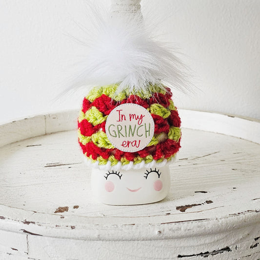 Christmas Marshmallow Mug Hat In My Grinch Era Grinch Decor Farmhouse Kitchen Tiered Tray Decor