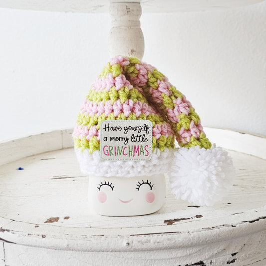 Christmas Marshmallow Mug Hat Merry Grinchmas Grinch Decor Farmhouse Kitchen Tiered Tray Decor