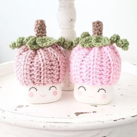Fall Marshmallow Mug Hat Pumpkin Farmhouse Tiered Tray Decor