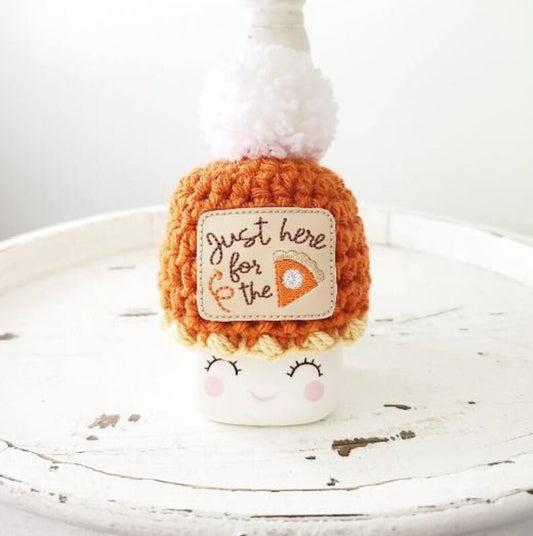 Fall Marshmallow Mug Hat Pumpkin Pie Thanksgiving Farmhouse Tiered Tray Decor