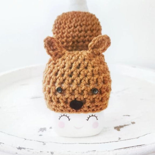 Fall Marshmallow Mug Hat Squirrel Farmhouse Tiered Tray Decor