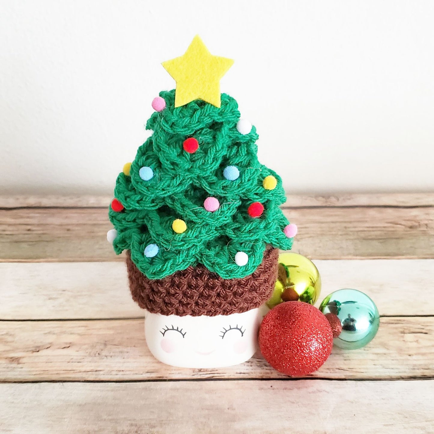 Christmas Marshmallow Mug Hat Christmas Tree Winter Farmhouse Kitchen Tiered Tray Decor