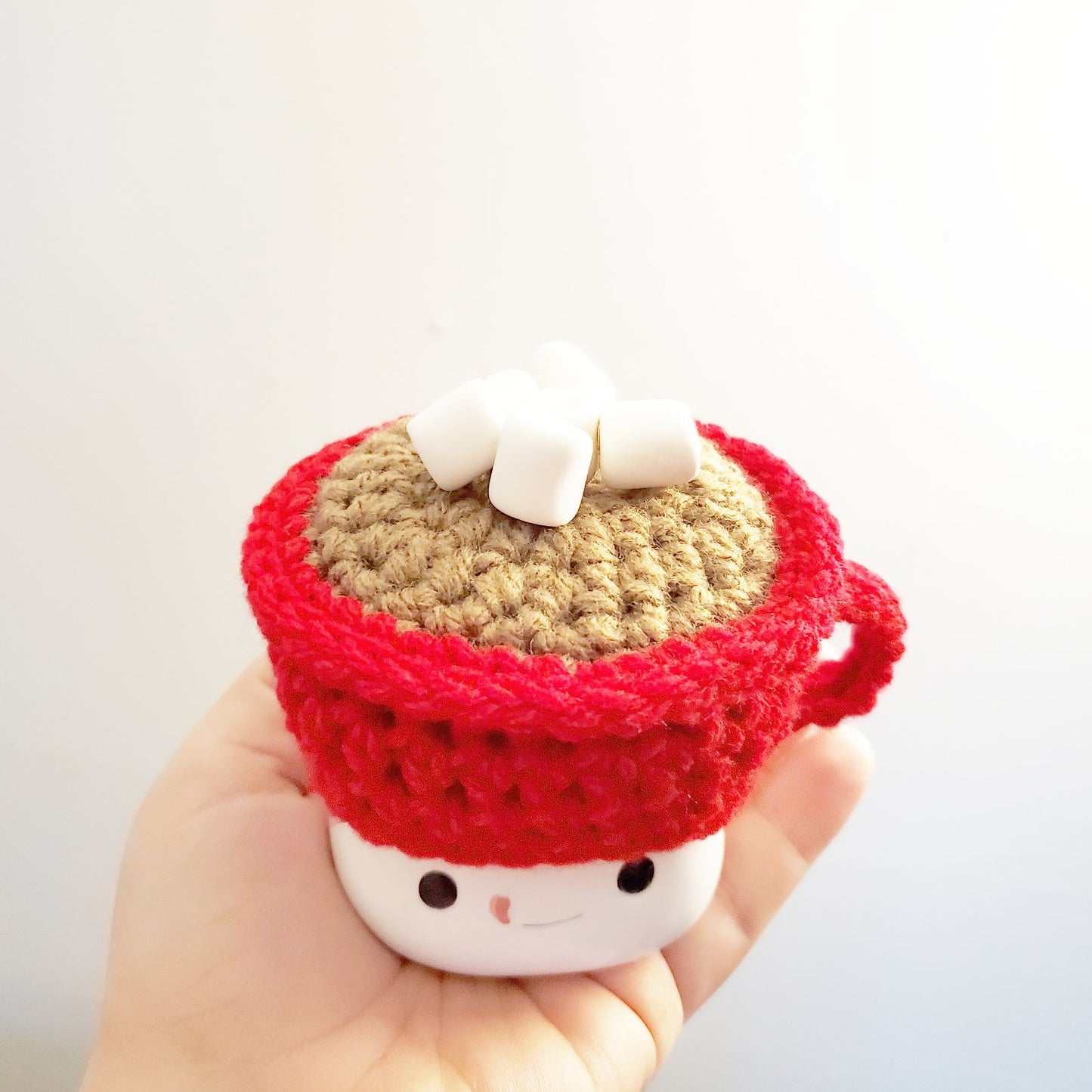 Christmas Marshmallow Mug Hat Hot Cocoa Winter Farmhouse Kitchen Tiered Tray Decor